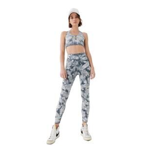 PE Nation Ascend Leggings in Dark Shadow XS Tie Dye Hi Waist Compression $129